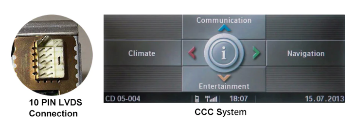 BMW 3 / 5 serie CCC, draadloos Carplay Android 12 navigatie 8.9 inch (E6x/E9x) | 4+64GB